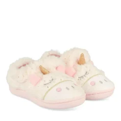 Chaussons Licorne BLANC NINI & GIRLS