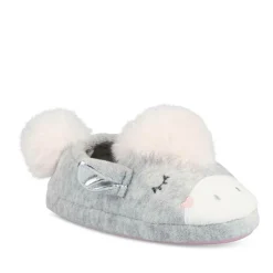 Chaussons Licorne GRIS NINI & GIRLS