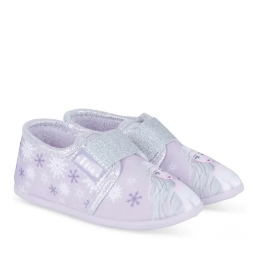 Chaussons LILAS Fille Motif Uni Elastique