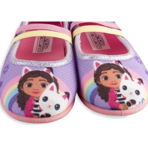 Chaussons LILAS Fille Motif Multicolore Elastique
