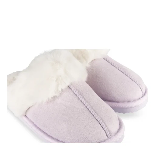 Chaussons LILAS Fille Motif Uni A Enfiler
