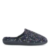 Chaussons MARINE Femme Motif A Pois A Enfiler
