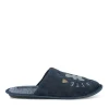 Chaussons MARINE Femme Motif Uni A Enfiler