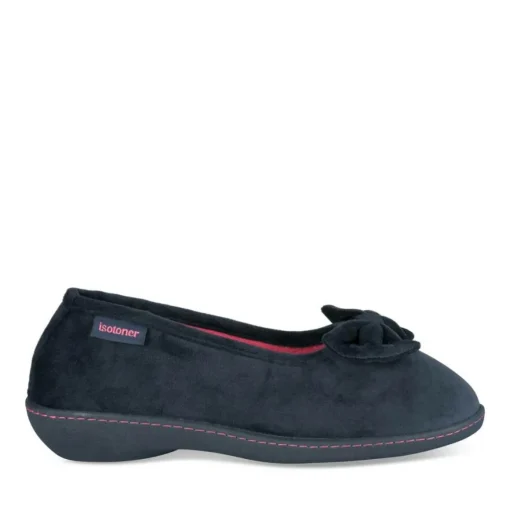 Chaussons MARINE Femme Motif Uni A Enfiler