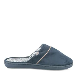 Chaussons MARINE Femme Motif Uni A Enfiler