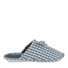Chaussons MARINE Femme Motif Carreaux A Enfiler