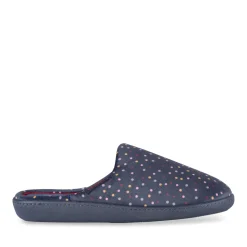 Chaussons MARINE Femme Motif A Pois A Enfiler