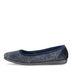 Chaussons MARINE Femme Motif Uni A Enfiler