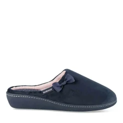 Chaussons MARINE Femme Motif Uni A Enfiler