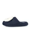 Chaussons MARINE Femme Motif Uni A Enfiler