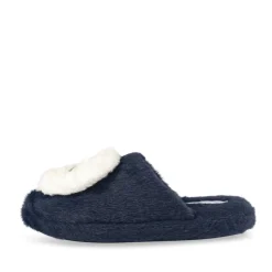 Chaussons MARINE Femme Motif Uni A Enfiler
