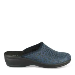 Chaussons MARINE Femme Motif Animal A Enfiler