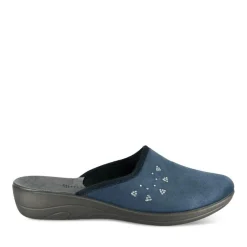 Chaussons MARINE Femme Motif Uni A Enfiler