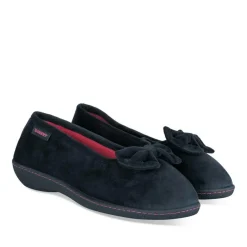 Chaussons MARINE Femme Motif Uni A Enfiler