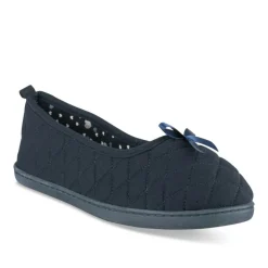 Chaussons MARINE Femme Motif Uni A Enfiler