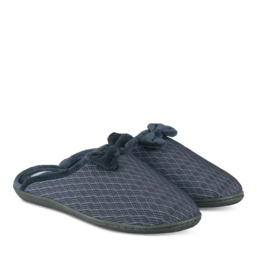 Chaussons MARINE Femme Motif Uni A Enfiler