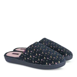 Chaussons MARINE Femme Motif Paillettes A Enfiler