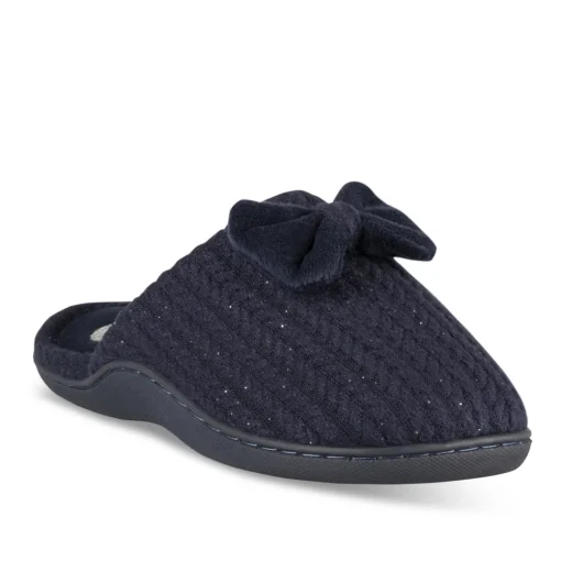 Chaussons MARINE Femme Motif Uni A Enfiler