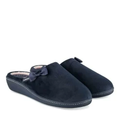 Chaussons MARINE Femme Motif Uni A Enfiler