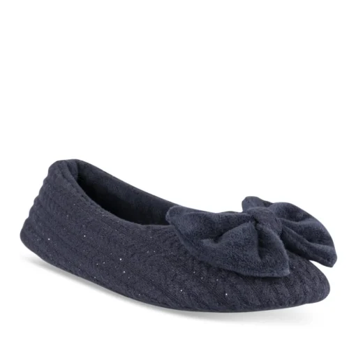 Chaussons MARINE Femme Motif Uni A Enfiler