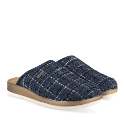 Chaussons MARINE Femme Motif Uni A Enfiler