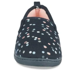 Chaussons MARINE Femme Motif A Pois A Enfiler