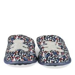 Chaussons MARINE Femme Motif A Pois A Enfiler