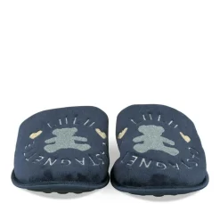 Chaussons MARINE Femme Motif Uni A Enfiler
