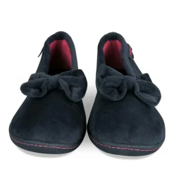 Chaussons MARINE Femme Motif Uni A Enfiler
