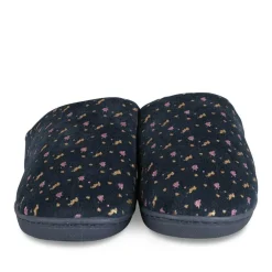 Chaussons MARINE Femme Motif Paillettes A Enfiler