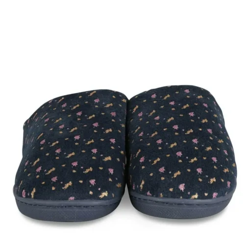Chaussons MARINE Femme Motif Paillettes A Enfiler