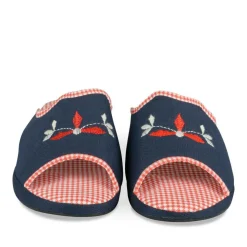 Chaussons MARINE Femme Motif Uni A Enfiler