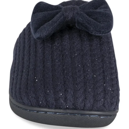 Chaussons MARINE Femme Motif Uni A Enfiler