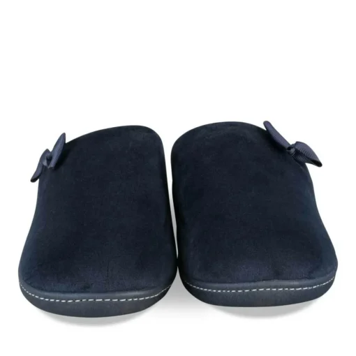 Chaussons MARINE Femme Motif Uni A Enfiler