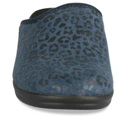 Chaussons MARINE Femme Motif Animal A Enfiler