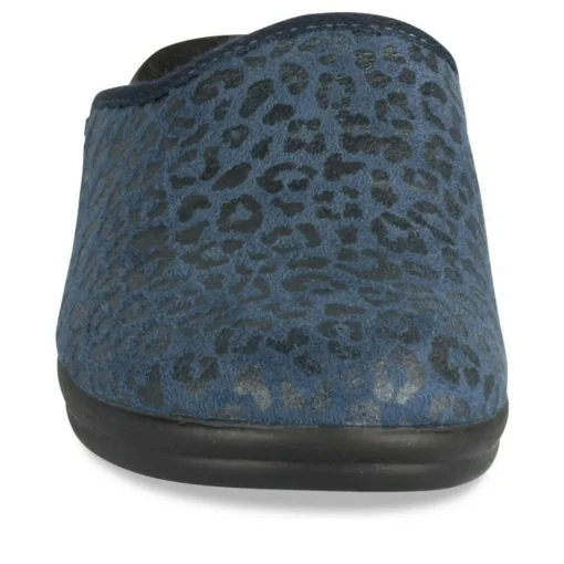 Chaussons MARINE Femme Motif Animal A Enfiler