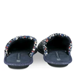 Chaussons MARINE Femme Motif A Pois A Enfiler