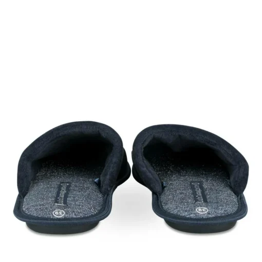 Chaussons MARINE Femme Motif Uni A Enfiler