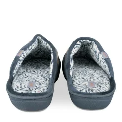 Chaussons MARINE Femme Motif Uni A Enfiler