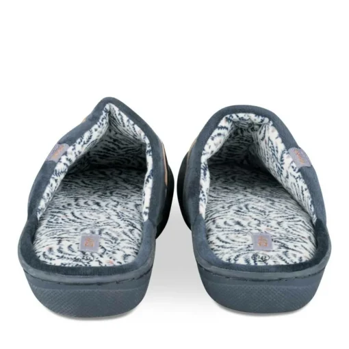 Chaussons MARINE Femme Motif Uni A Enfiler