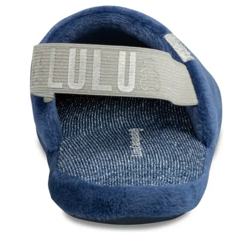 Chaussons MARINE Femme Motif Uni Elastique