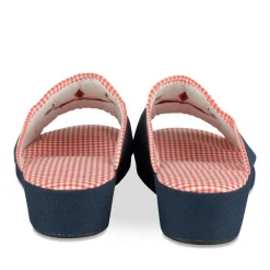 Chaussons MARINE Femme Motif Uni A Enfiler