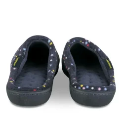 Chaussons MARINE Femme Motif A Pois A Enfiler