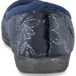 Chaussons MARINE Femme Motif Uni A Enfiler