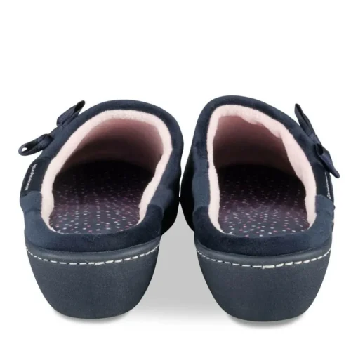 Chaussons MARINE Femme Motif Uni A Enfiler