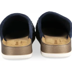 Chaussons MARINE Femme Motif Uni A Enfiler