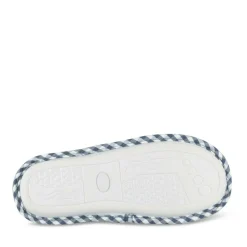Chaussons MARINE Femme Motif Carreaux A Enfiler