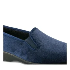 Chaussons MARINE Femme Motif Uni A Enfiler