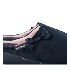 Chaussons MARINE Femme Motif Uni A Enfiler