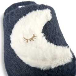Chaussons MARINE Femme Motif Uni A Enfiler